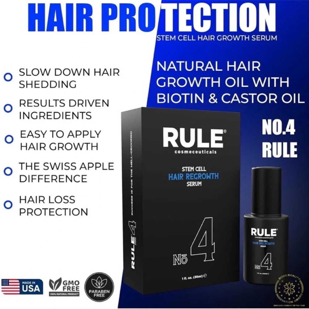 Rule Cosmeceuticals No 4 Men’s Hair Regrowth Serum